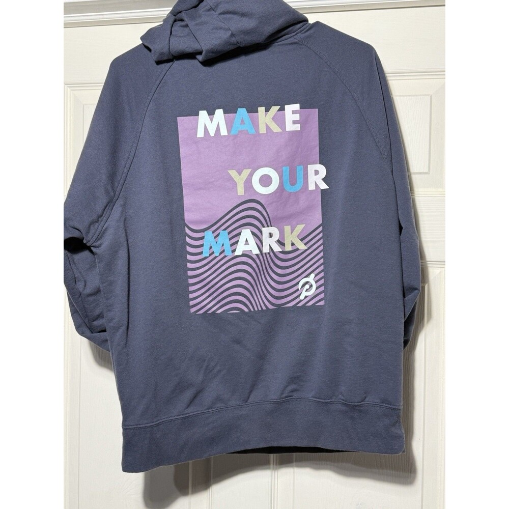 Peloton Women's Quarter Zip Jacket Blue Hoodie Size M Comfort Sweater Comfort‎ - Picture 6 of 7